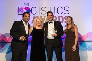 Sanderson and Oakland at the Logistics Awards 2018